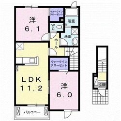 フランカルム　Ｋの物件間取画像